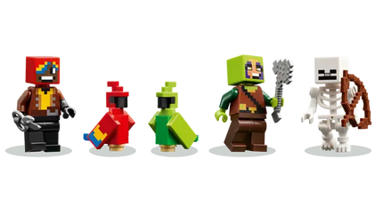 Minecraft. The parrot houses