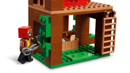 Minecraft. The parrot houses