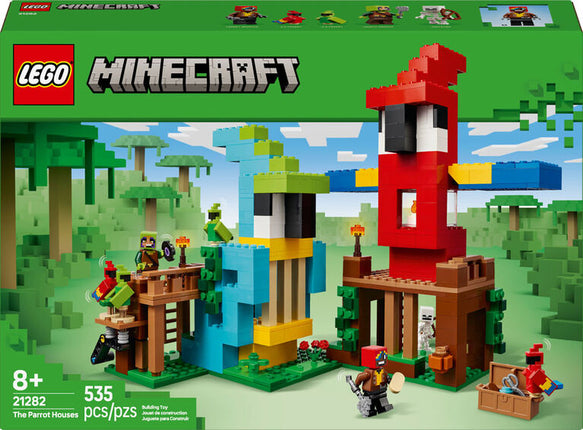 Minecraft. The parrot houses