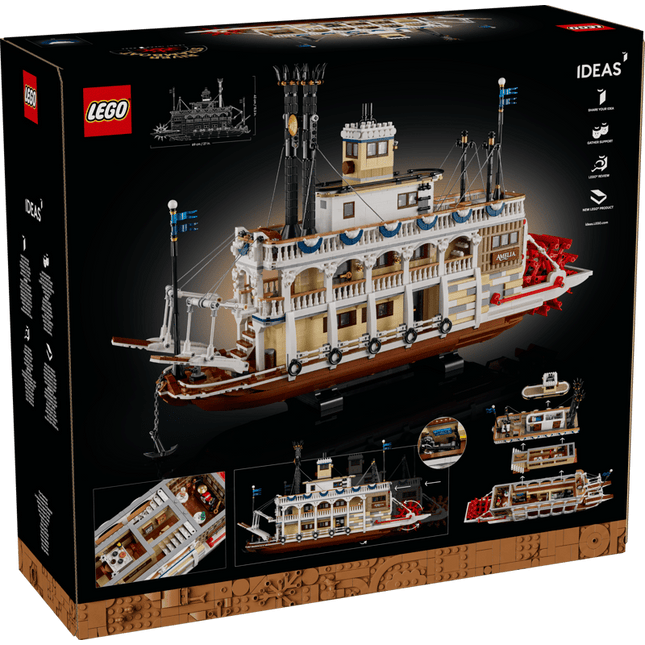 IDEAS. RIVER STEAMBOAT