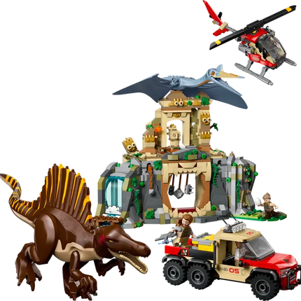 Juras sic w. Suchosaurus & Quetzalcóatl
