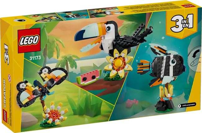 CREATOR. FAUNA SALVAJE TUCAN TROPICAL 3EN1