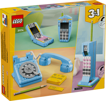 CREATOR. TELEFONO RETRO 3 EN 1