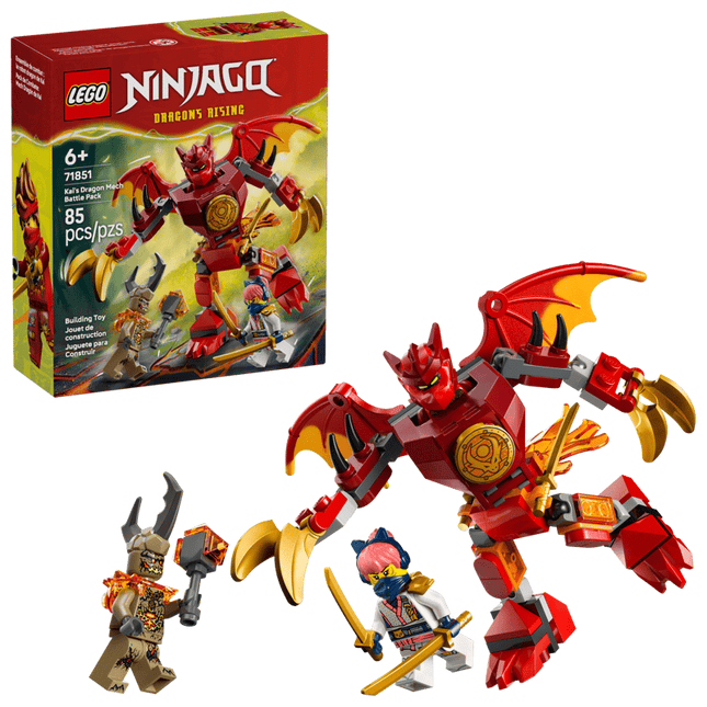 NINJAGO. KAIS DRAGON MECH BATTLE PACK