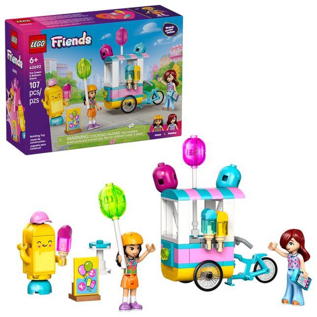 FRIENDS. ICE CREAM & BALLOON STAND