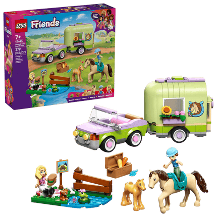 FRIENDS. HORSE BABY FOAL TRAILER