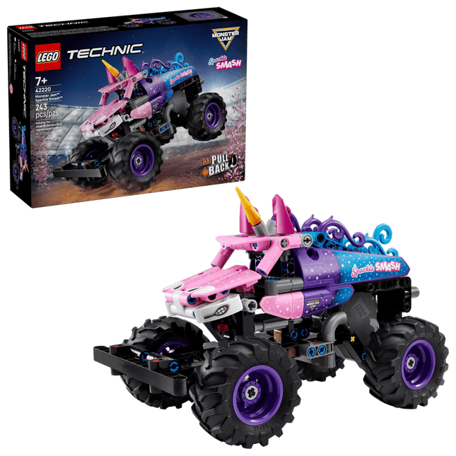TECHNIC. MONSTER JAM SPARKLE SMASH PULL-BACK