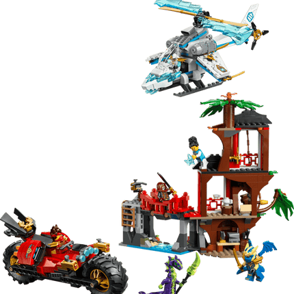 NINJAGO. NINJA VEHICLE TREE HOUSE BATTLE