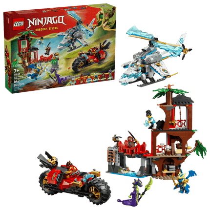 NINJAGO. NINJA VEHICLE TREE HOUSE BATTLE