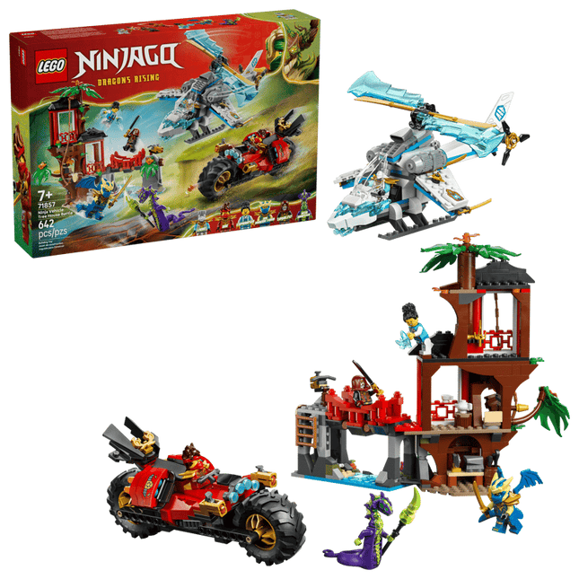 NINJAGO. NINJA VEHICLE TREE HOUSE BATTLE