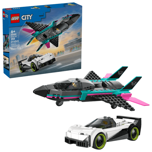 CITY. JET VS CAR