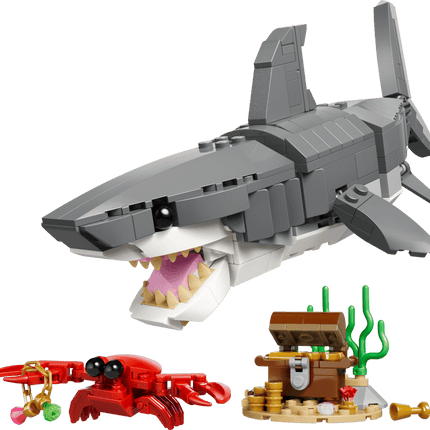 CREATOR. FIERCE SHARK WITH TESURE CHEST