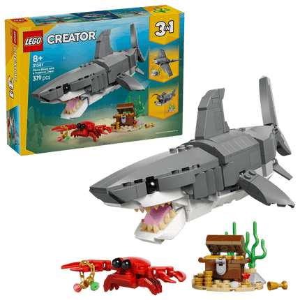 CREATOR. FIERCE SHARK WITH TESURE CHEST