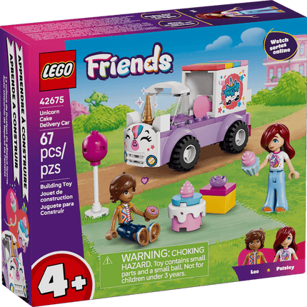 FRIENDS. UNICORN CAKE DELIVERY CAR