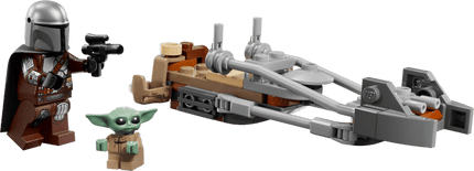 STAR WARS. THE MANDALORIAN & GROGU'S SPEEDER BIKE