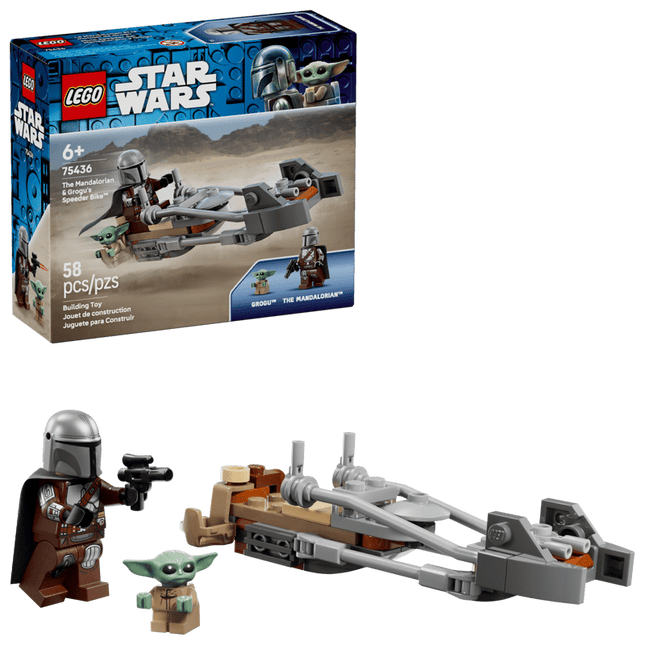 STAR WARS. THE MANDALORIAN & GROGU'S SPEEDER BIKE
