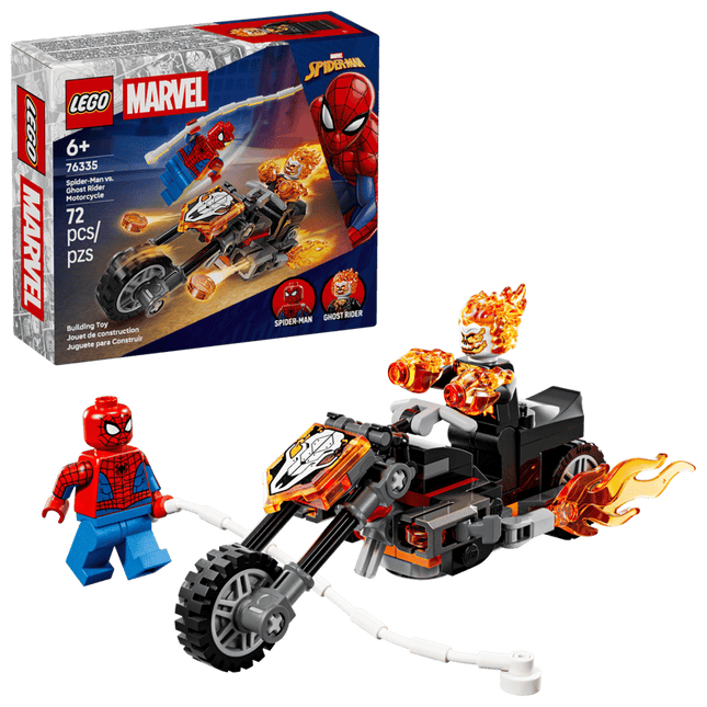 MARVEL. SPIDER-MAN VS. GHOST RIDER MOTORCYCLE