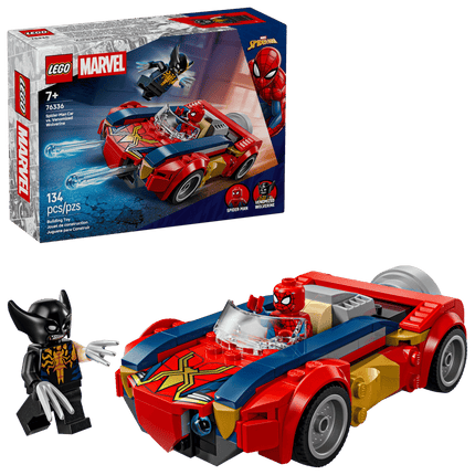 MARVEL. SPIDER-MAN CAR VS. VENOMIZED WOLVERIN E