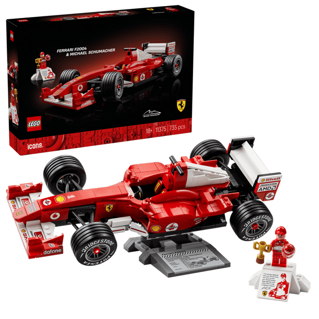 ICONS. FERRARI F2004 Y MICHAEL SCHUMACHER