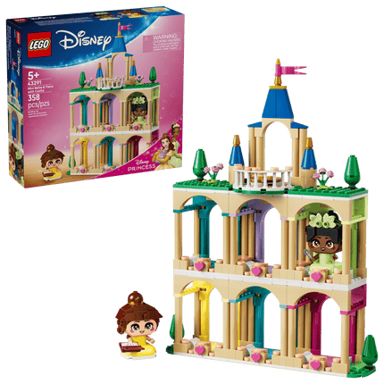DISNEY. MINI BELLE & TIANA WITH CASTLE