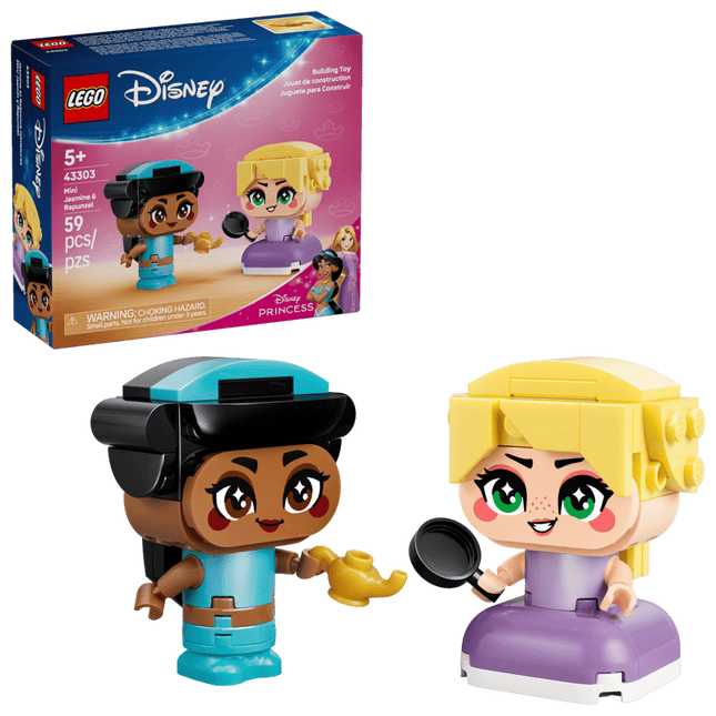 DISNEY. MINI JASMINE & RAPUNZEL