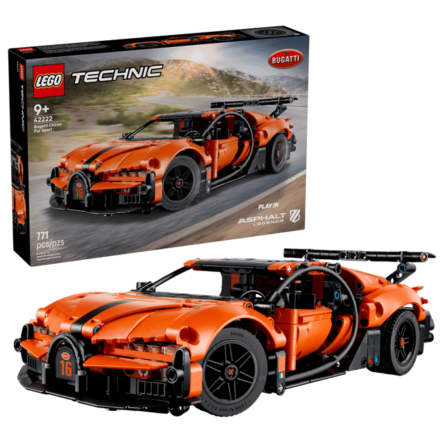 TECHNIC. BUGATTI CHIRON PUR SPORT HYPERCAR