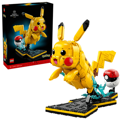 POKEMON. PIKACHU AND POKE BALL