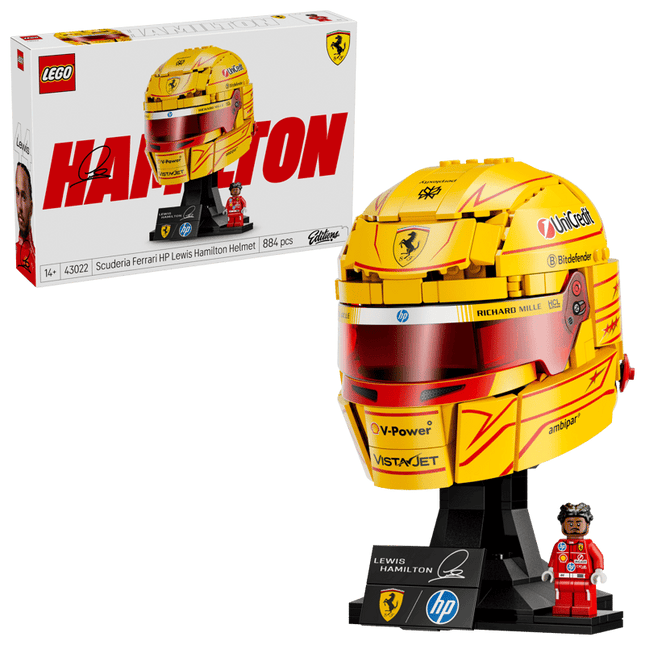 EDITIONS. SCUDERIA FERRARI HP LEWIS HAMILTON HELMET