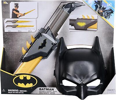 DC. Batman set de espada retráctil+mascará