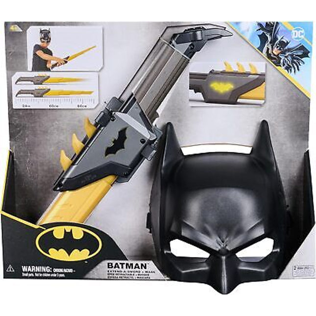 DC. Batman set de espada retráctil+mascará