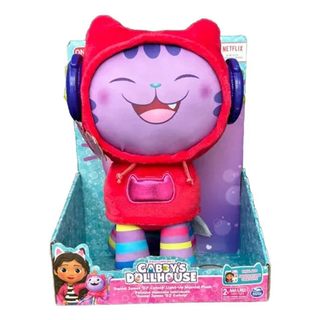 Gabby's dollhouse. Peluche DJ Catia