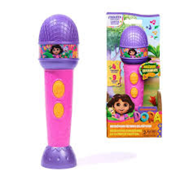 Dora la Exploradora. Micrófono ritmos selvati