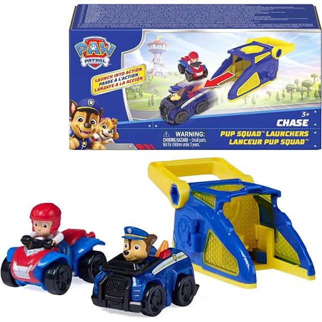 PAW PATROL. SQUAD LAUNCHERS. CHASE