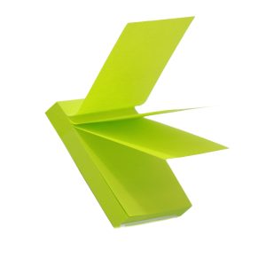 Notas. Autoadhesivas 75X75Mm (Verde Neón)