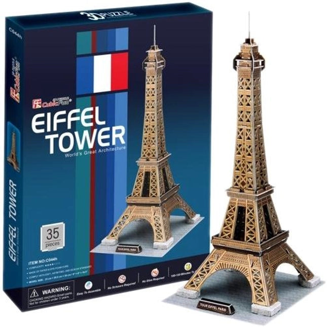 Puzzle 3d. Eiffel tower c 35 pzs