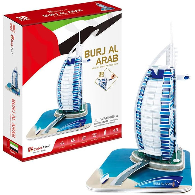 Puzzle 3D. Burjal Arab  37 Pcs