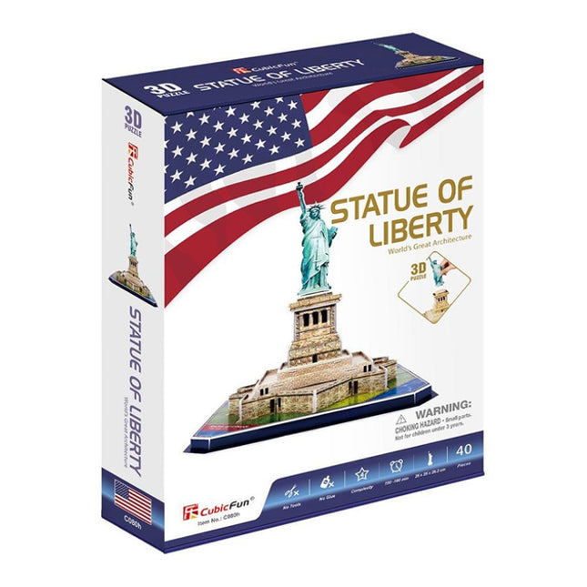 Puzzle 3d. Statue of liberty (USA) c 39 pzs