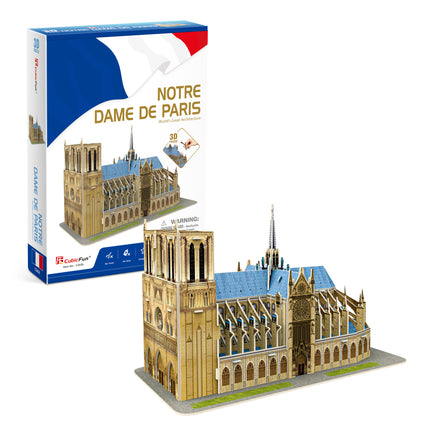 Puzzle 3d. Norte dame de París c