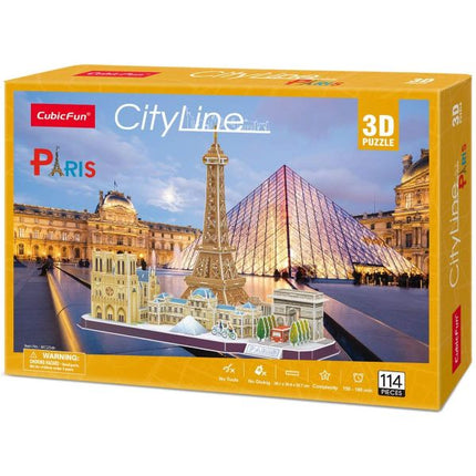 Puzzle 3d. City line París