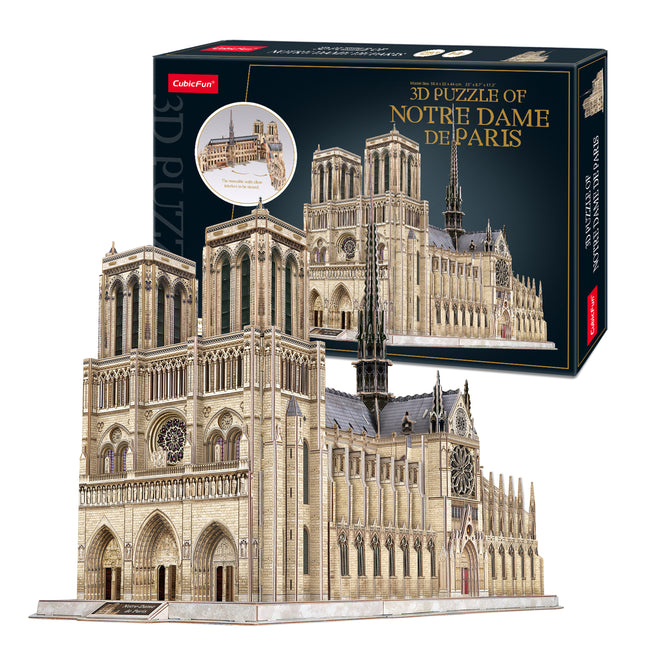 Puzzle 3d. Norte dame de París mc