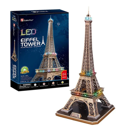 Puzzle 3d. Eiffel tower liga
