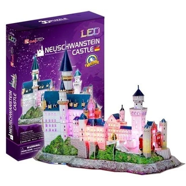 Puzzle 3d. Neuschwanstein castre l