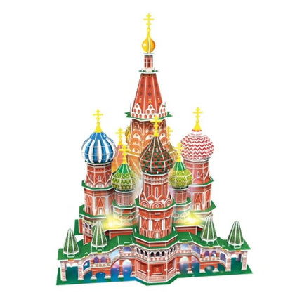 PUZZLE 3D. ST.BASIL'S CATHEDRAL LED