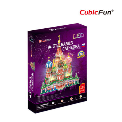 PUZZLE 3D. ST.BASIL'S CATHEDRAL LED