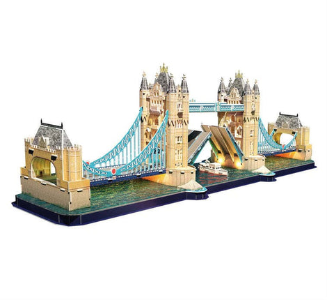 Puzzle 3d. Tower bridge LED
