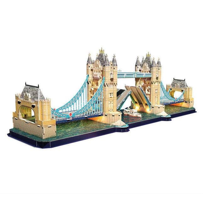 Puzzle 3d. Tower bridge LED