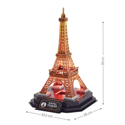 PUZZLE 3D. EIFFEL TOWER NIGHT EDITION