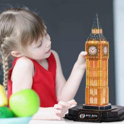 PUZZLE 3D. BIG BEN NIGHT EDITION