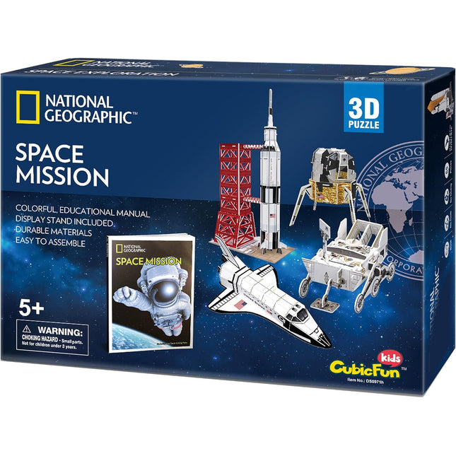 Puzzle 3d. Space mission nata geo