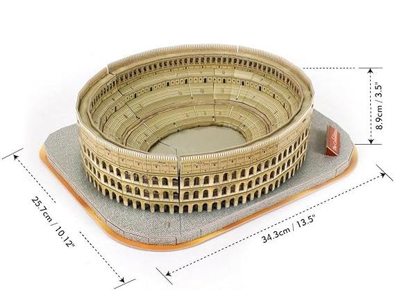 Puzzle 3d. The colosseum nata geo